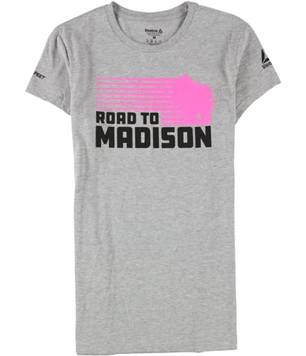 Reebok Womens Road To Madison Graphic T-Shirt gray S