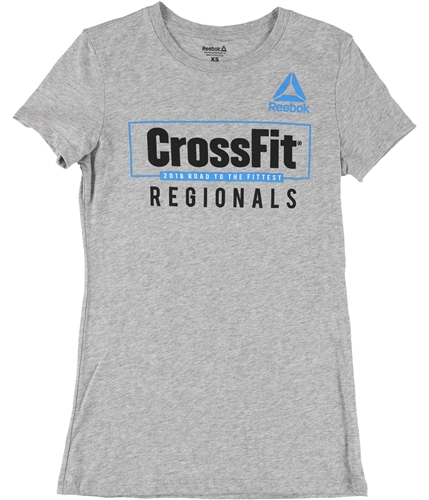 Reebok Womens CrossFit Regionals Graphic T-Shirt gray XS