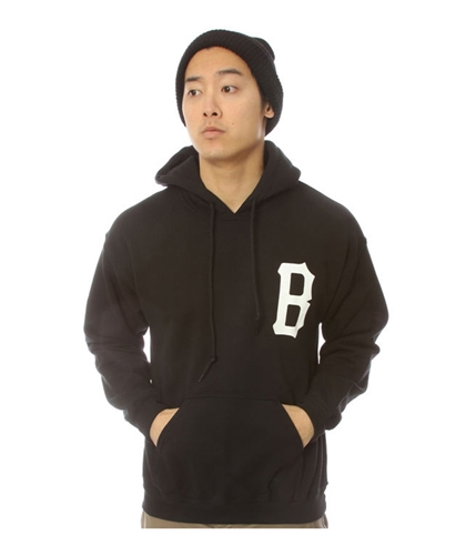 Black Scale Mens The B Logo Pullover Hoodie Sweatshirt black S