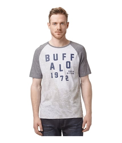 Buffalo David Bitton Mens Nabeach Graphic T-Shirt hthrardent S