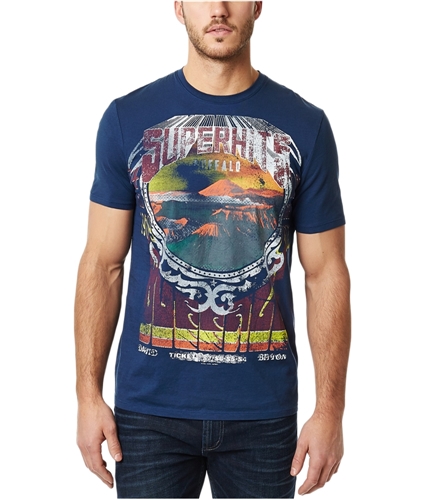 Buffalo David Bitton Mens Superhits Graphic T-Shirt indigo XL