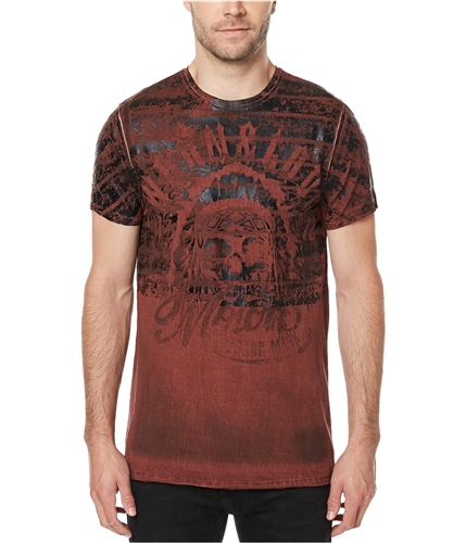 Buffalo David Bitton Mens Tuleak Graphic T-Shirt red S