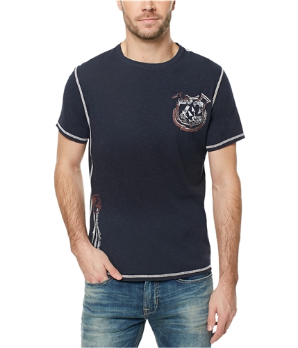 Buffalo David Bitton Mens Contrast Graphic T-Shirt whale XL