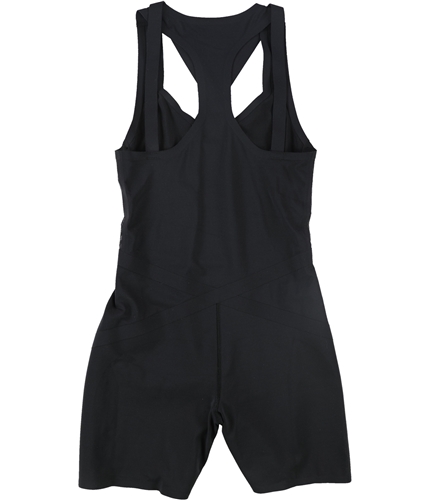 Reebok Womens Cordura Singlet Bodysuit Jumpsuit black XS