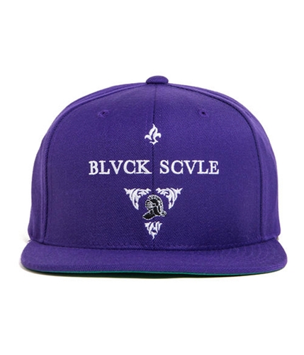 Black Scale Mens The Blvck Knight Snapback Baseball Cap purple One Size