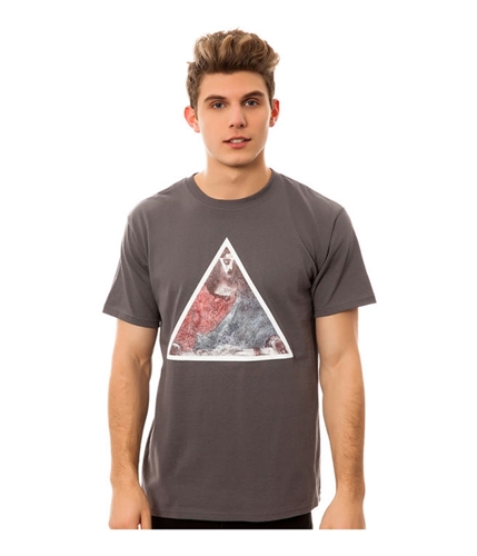 Black Scale Mens The First Supper Graphic T-Shirt charcoal S