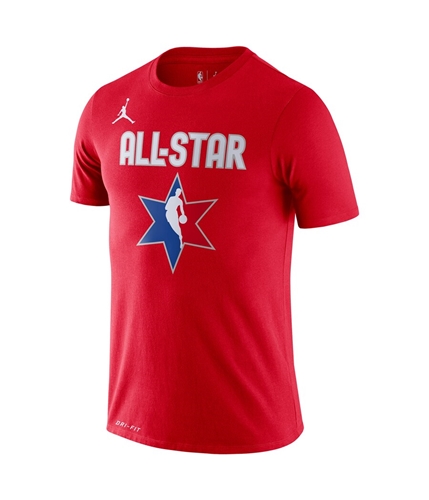 Nike Mens NBA All-Star Graphic T-Shirt red S