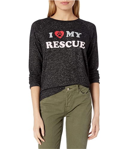 Skechers Womens I Love My Rescue Sweatshirt black S