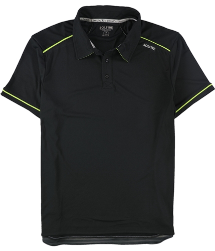 SOLFIRE Mens Performance Rugby Polo Shirt anthracite S