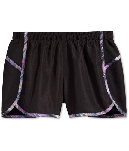 Champion Girls Colorblocked Mini Athletic Shorts blackpurplesunset S