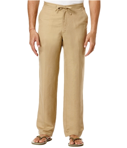 CubAvera Mens Linen-Blend Casual Trouser Pants cornstalk Big 4X/32