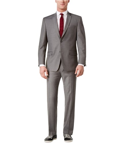 Marc New York Mens Andrew Marc Two Button Formal Suit grey 38x32
