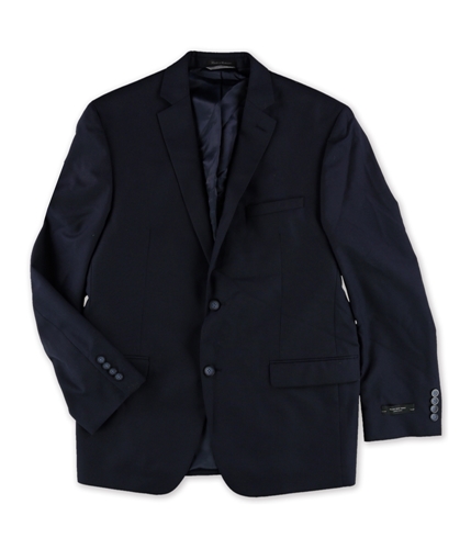 Marc New York Mens Textured Two Button Blazer Jacket navy 42