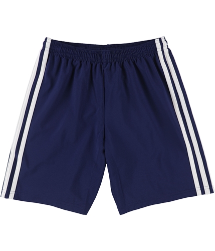 Adidas Boys Condivo18 Youth Soccer Athletic Workout Shorts bluewhite L