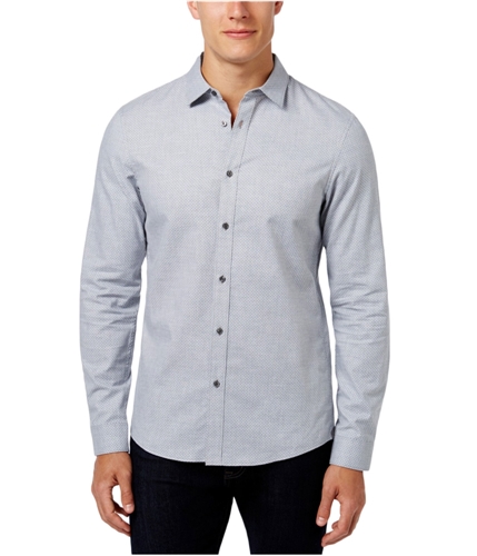 Michael Kors Mens Martin Polka Dot Button Up Shirt bay XL