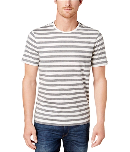 Michael Kors Mens Jaspe Stripe Basic T-Shirt eggshell XL