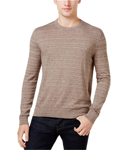 Michael Kors Mens Tri-Color Knit Pullover Sweater fossil S