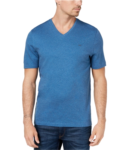 Michael Kors Mens Solid Basic T-Shirt oceanmel S