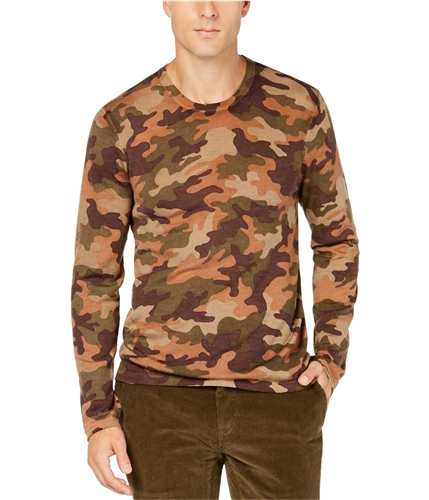 Michael Kors Mens Camo Pullover Sweater olive S