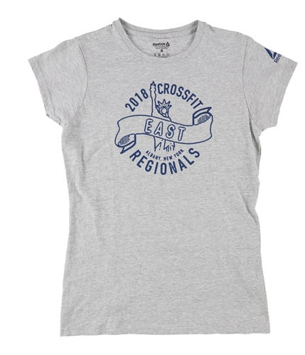 Reebok Womens 2018 Crossfit Regionals Albany New York Graphic T-Shirt gray S