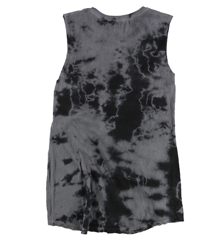 Hometown Heroes Womens Flash Tie-Dye Muscle Tank Top gray XS