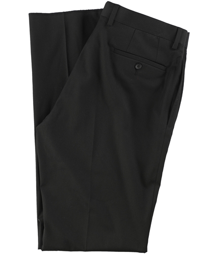Marc New York Mens Solid Dress Pants Slacks black 33/Unfinished