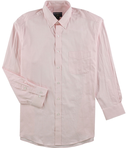 Club Room Mens Classic-Fit Button Up Dress Shirt powderpk 16.5