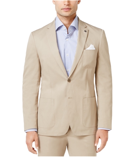 Michael Kors Mens Professional Two Button Blazer Jacket kahki 40