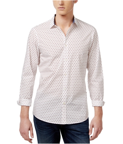 Michael Kors Mens Shadowed Square Button Up Shirt nantucketrd S