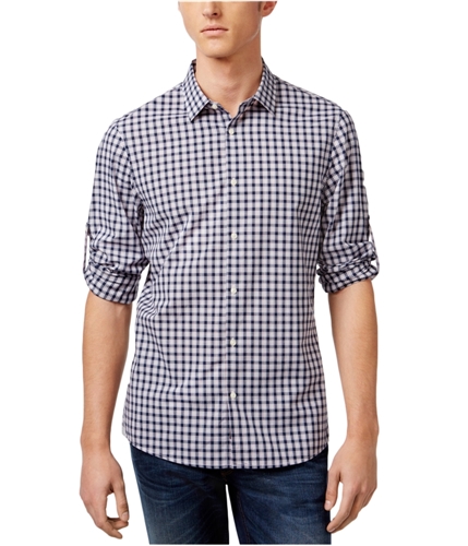 Michael Kors Mens Checkered Button Up Shirt nantucketrd L