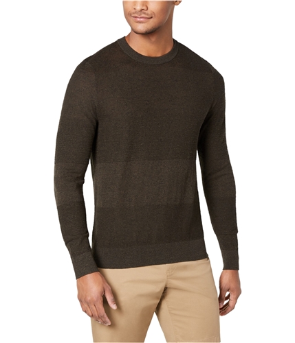 Michael Kors Mens Mix Stitch Pullover Sweater olive S