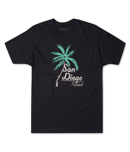 Rip Curl Mens San Diego Palm Graphic T-Shirt blk M
