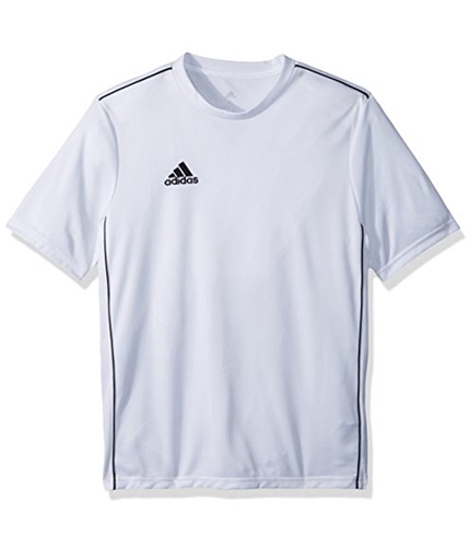 Adidas Boys Core 18 Unisex Soccer Jersey white S