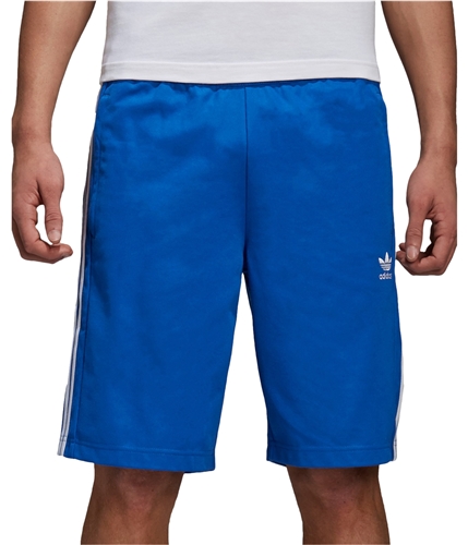 Adidas Mens AdiBreak Snap Athletic Workout Shorts blue S
