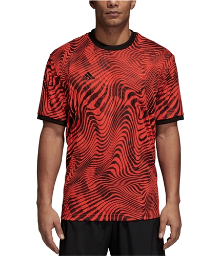 Adidas Mens Jersey Basic T-Shirt red S