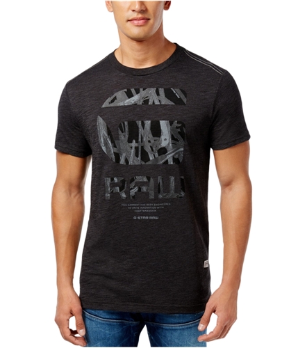 G-Star Raw Mens Camo Graphic T-Shirt black S