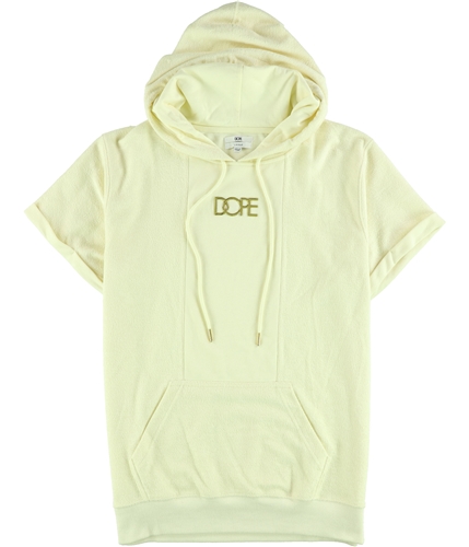 DOPE Mens Logo Hoodie Sweatshirt offwhite L