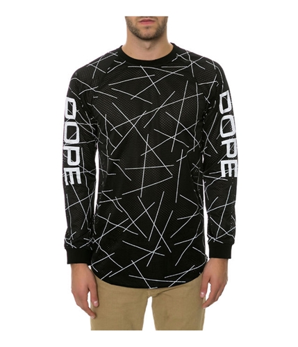 DOPE Mens The Lines MX Jersey black M