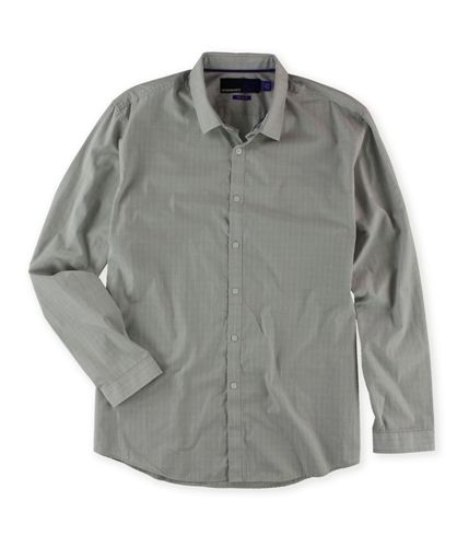 American Rag Mens Slim Fit Dress Button Up Shirt grey 2XL