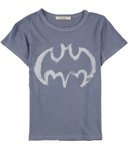 Junk Food Womens Batman Logo Graphic T-Shirt blue XS
