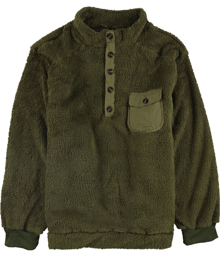 Incerun Mens Cuddle Sweatshirt green 4XL