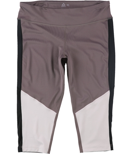 Reebok Womens Workout Ready Color-Block Compression Athletic Pants almgre XL/20