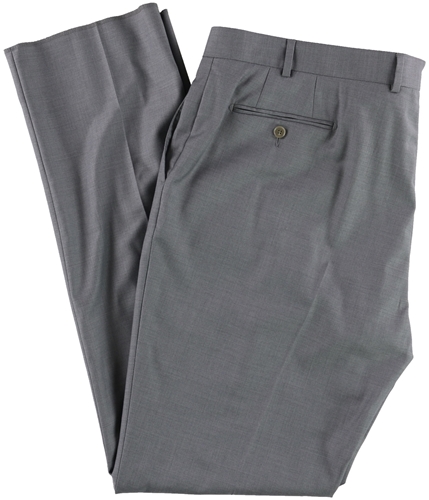 DKNY Mens Heathered Dress Pants Slacks grey 48x42