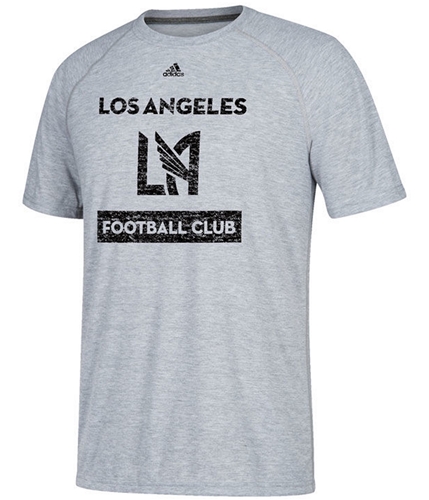 Adidas Mens Los Angeles Football Club Graphic T-Shirt gray S