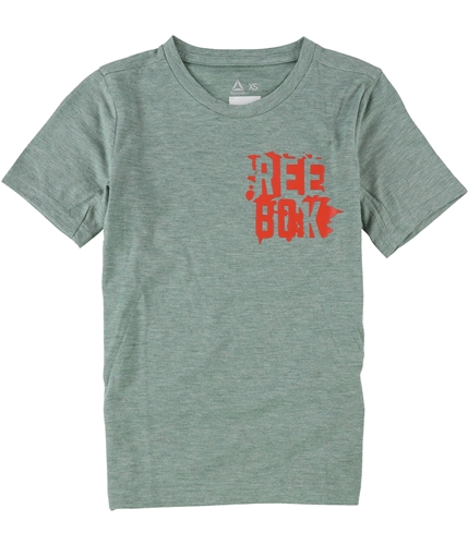 Reebok Boys Training Graphic T-Shirt chlgrn XS