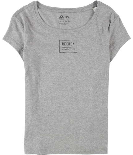 Reebok Womens Training Supply Graphic T-Shirt gray XS