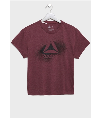 Reebok Girls Spraypaint Logo Graphic T-Shirt purple 5T