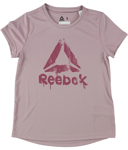 Reebok Girls Logo Graphic T-Shirt inflil S