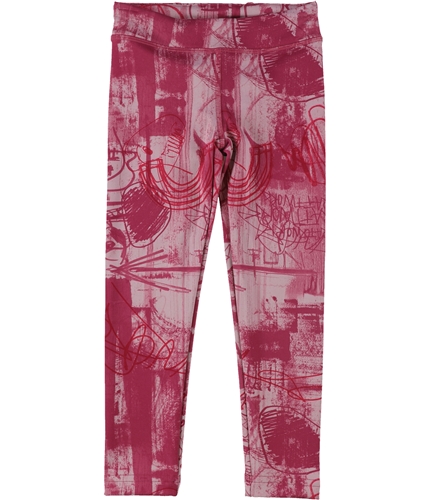 Reebok Girls Adventure Compression Athletic Pants pink 4T/16