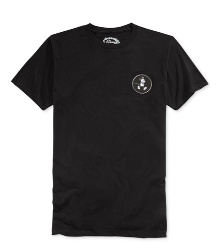 Disney Mens Patch Graphic T-Shirt black S